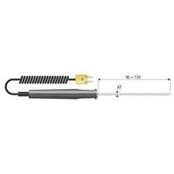 Teplotné čidlo B+B Thermo-Technik typu K (NiCrNi), -50 až 1150 °C