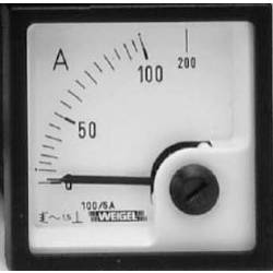 Analogové panelové měřidlo Weigel EQ72K 100/5A 100 A/AC (5A)