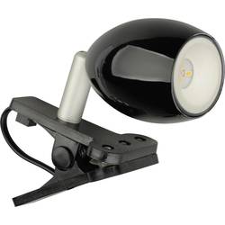 LED lampička s klipem JEDI Lighting Ara, LED, 1.5 W, černá