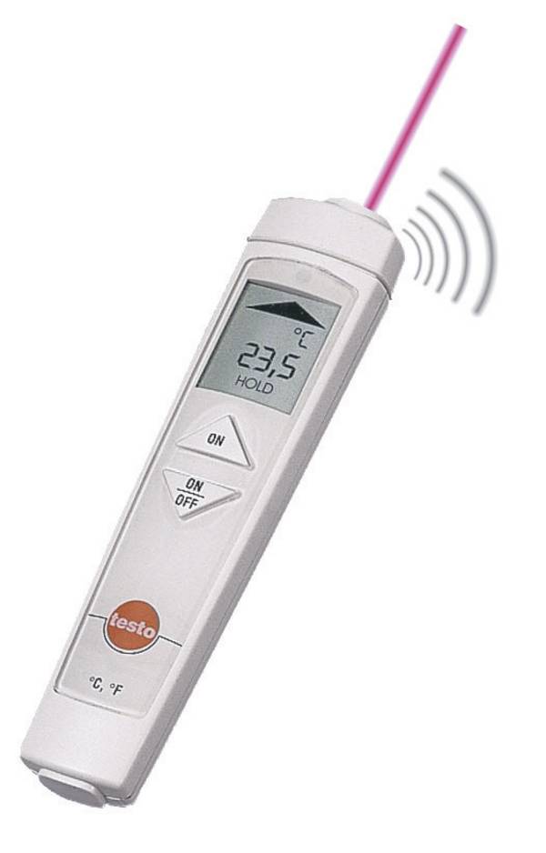 testo 826-T2 infračervený teploměr, optika 6:1, -30 - +300 °C, Kalibrováno dle (ISO)