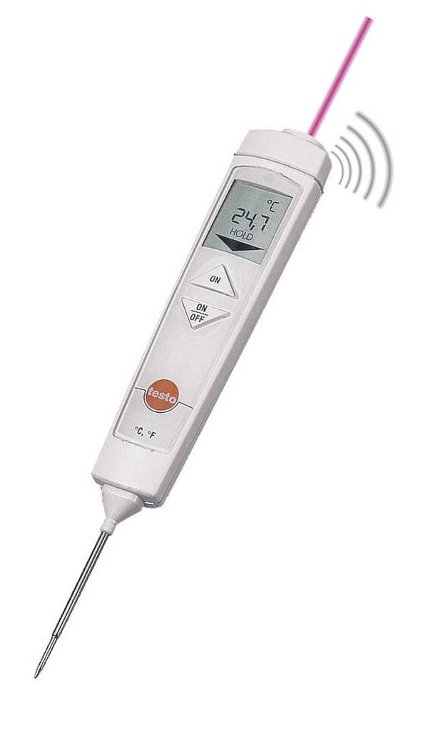 testo 826-T4 infračervený teploměr, optika 6:1, -30 - +300 °C, Kalibrováno dle (DAkkS)