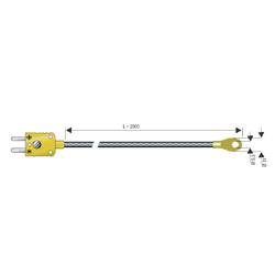 Čidlo na priskrutkovanie B+B Thermo-Technik, -50 až 400 °C, 2 m