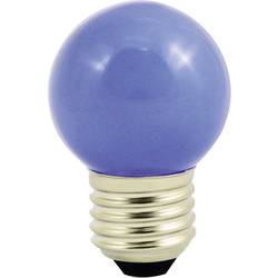 LED LightMe 230 V, E27, 1 W, 70 mm, modrá kapkovitý tvar 1 ks