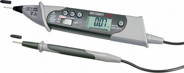 VOLTCRAFT VC-86 digitální multimetr, Kalibrováno dle (DAkkS), CAT III 250 V, Displej (counts): 4000