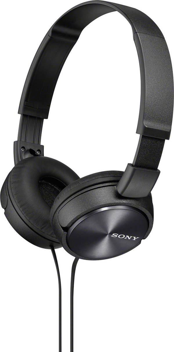 Sony MDR-ZX310  sluchátka otevřená (On Ear) kabelová  černá  složitelná Hi-Fi