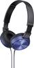 Sony MDR-ZX310 sluchátka otevřená (On Ear) kabelová modrá složitelná