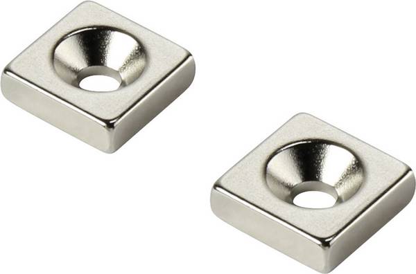 TRU COMPONENTS W10L10T3-M3 permanentní magnet hranatý (d x š x v) 10 x 10 x 3 mm N35   Max. pracovní teplota: 80 °C