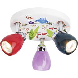 Stropní svítidlo sovy Brilliant Ptice G56034/72, GU10, 150 W, halogenová žárovka, barevná