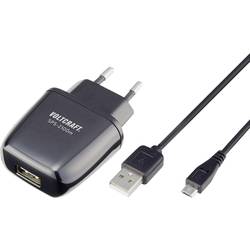 USB síťový adaptér Voltcraft SPS-2100M, 1x 2100 mA, s microUSB kabelem