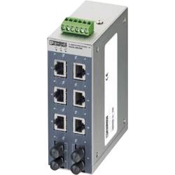 Priemyselný ethernetový switch Phoenix Contact FL SWITCH SFNT 6TX/2FX ST, 10 / 100 Mbit/s