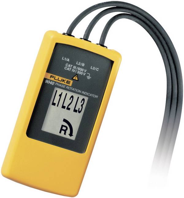Fluke 9040EUR měřič sledu fází, CAT III 600 V, LCD