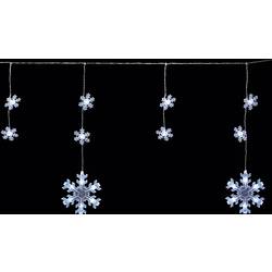 Venkovní světelný řetěz sněhová vločka, Polarlite PDC-03-002, 70 LED, 9 m, do sítě