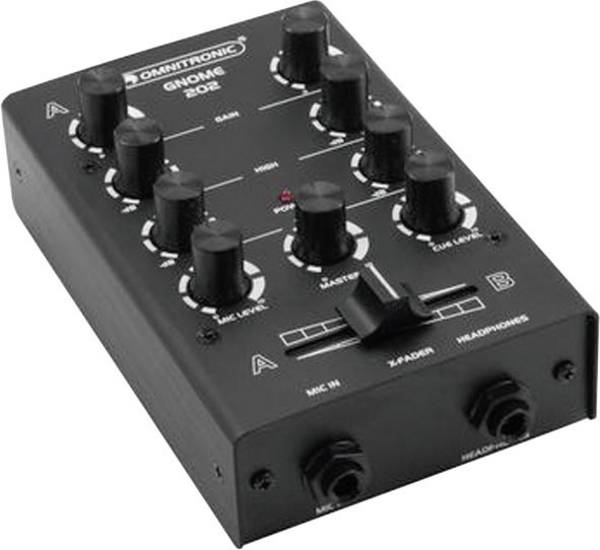 Omnitronic Gnome E-202 2kanálový DJ mixážní pult