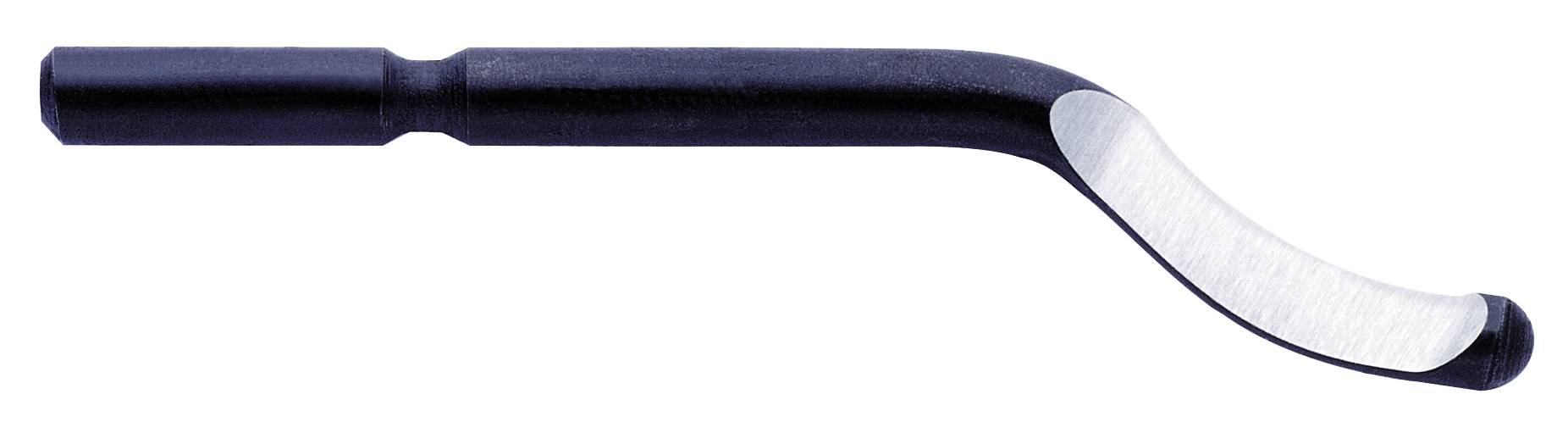 Levé polokulové nástroje s ergonomickou rukojetí, používané pro úpravu kovových povrchů ve výrobě.