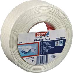 Páska so skleným vláknom tesa 60100-0-0 60100-0-0, (d x š) 90 m x 50 mm, #####Acryl, biela, 1 roliek