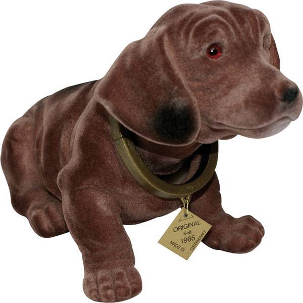 <br>  Rakso Kunststofferzeugnisse<br>  563014<br>  pes s kývací hlavou<br>  (d x š) 30 cm x 10 cm<br>  plast<br>  hnědá<br>  <br>