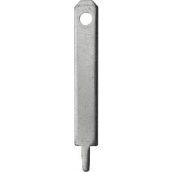 Faston zástrčka Vogt Verbindungstechnik 3780l.68 2.8 mm x 0.8 mm, 180 °, bez izolace, kov, 100 ks