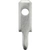 Faston zástrčka Vogt Verbindungstechnik 3780a05.68 2.8 mm x 0.5 mm, 180 °, bez izolace, kov, 100 ks