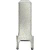 Faston zástrčka Vogt Verbindungstechnik 3825z.68 4.8 mm x 0.8 mm, 180 °, bez izolace, kov, 100 ks