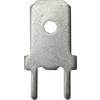 Faston zástrčka Vogt Verbindungstechnik 3866z.68 6.3 mm x 180 °, bez izolace, kov, 1 ks