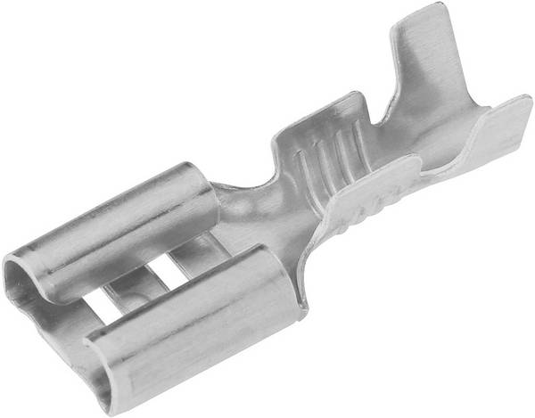 Vogt Verbindungstechnik 3833.95 faston zásuvka  Šířka zástrčky: 6.3 mm Tloušťka konektoru: 0.8 mm 180 ° bez izolace kov 1 ks