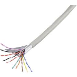 Telefonní kabel J-Y(ST)Y (93030c265), PVC, 9 mm, šedá, 10 m