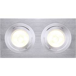 Vestavný kroužek - halogenová žárovka SLV New Tria II 111362 GU10, 100 W, hliník (kartáčovaný)