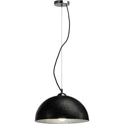 Závesné svietidlo LED SLV Forchini 155500, E27, 40 W, čierna, strieborná