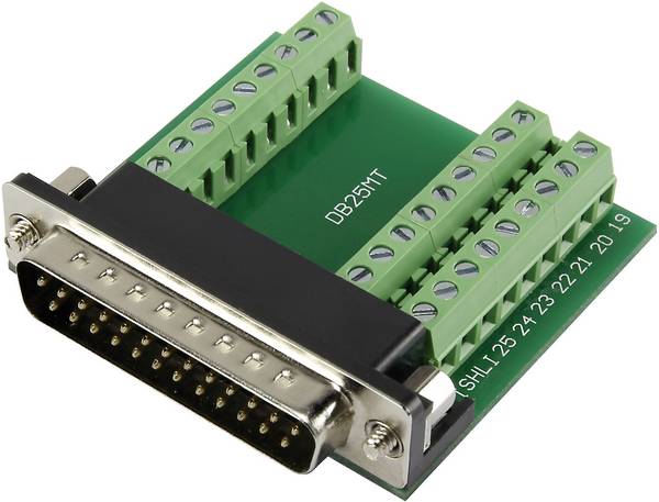 TRU COMPONENTS DSUB25M-27TB-3 1229325 D-SUB zástrčka 90 ° Pólů: 25 šroubovací 1 ks