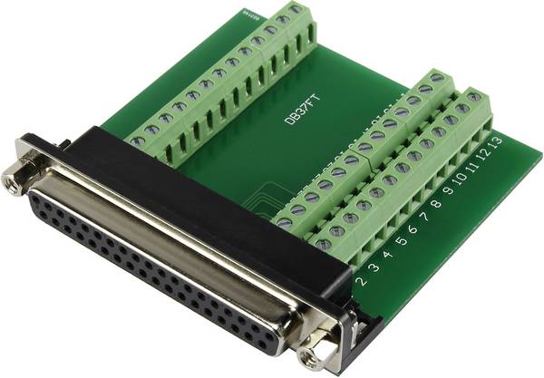 TRU COMPONENTS DSUB37F-39TB-3 1229328 D-SUB zásuvka 90 ° Pólů: 37 šroubovací 1 ks