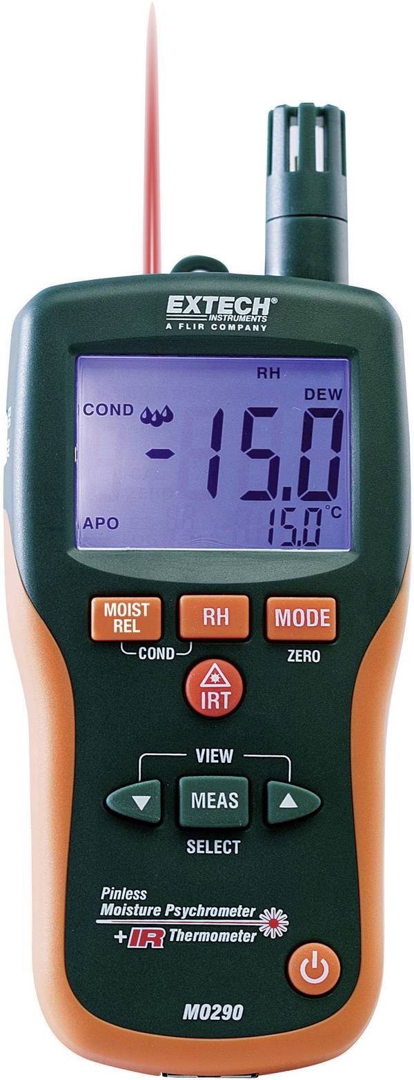 Extech MO290-EU vlhkoměr vzduchu (hygrometr), 0 % rF-99 % rF, detektor bodu tání/plísně