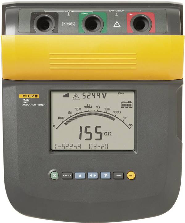 Fluke 1555 tester izolací 250 V, 10000 V, 2 TΩ