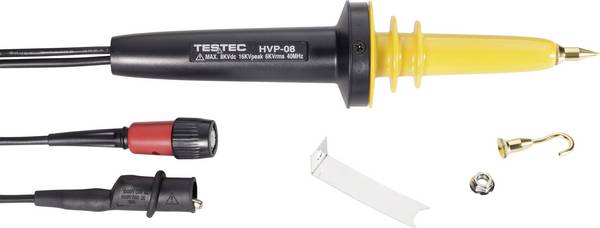 Testec TT-HVP 8 měřicí sonda pro osciloskopy Kalibrováno dle (DAkkS) ochrana proti nechtěnému dotyku 40 MHz 1000:1 8000 V/DC, 6000 V/AC