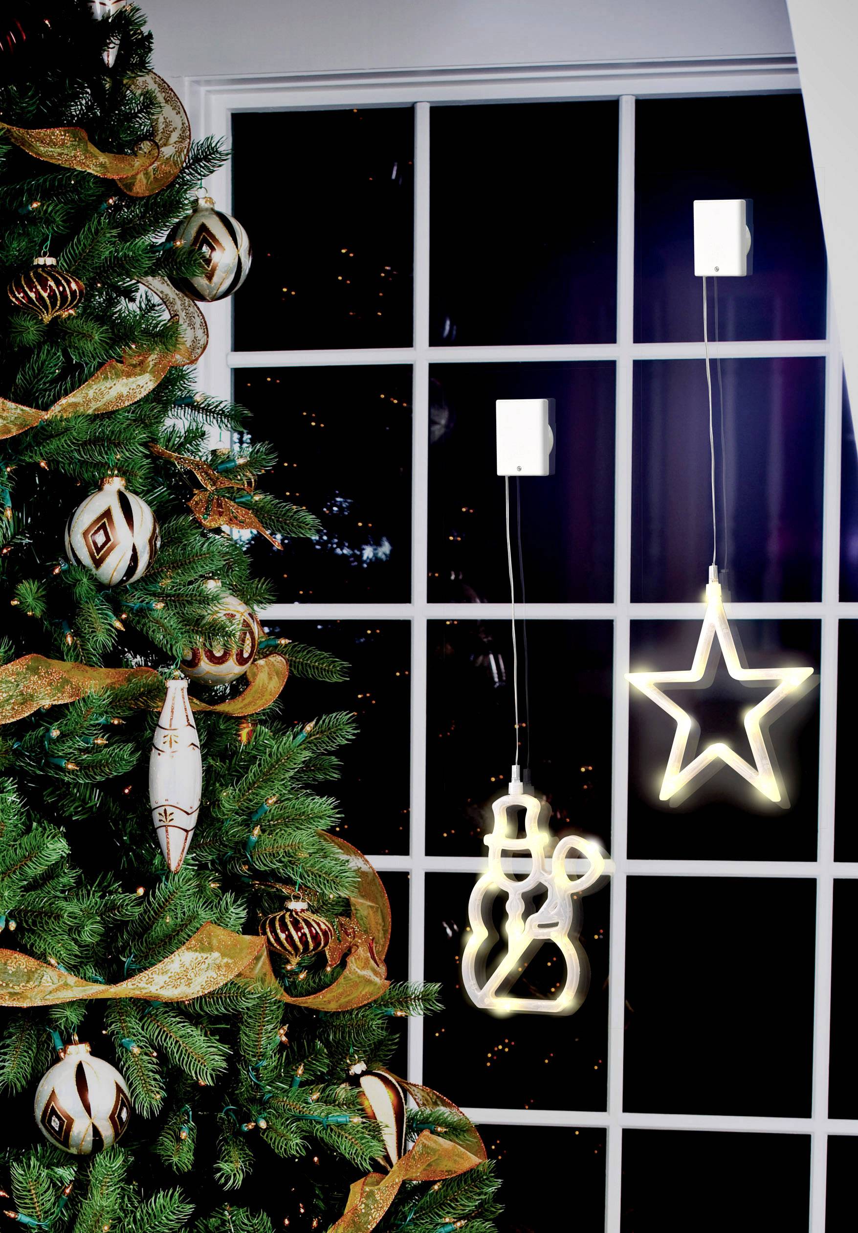 Vanocni Led Osvetleni Do Okna Polarlite Lba 50 009 Snehulak