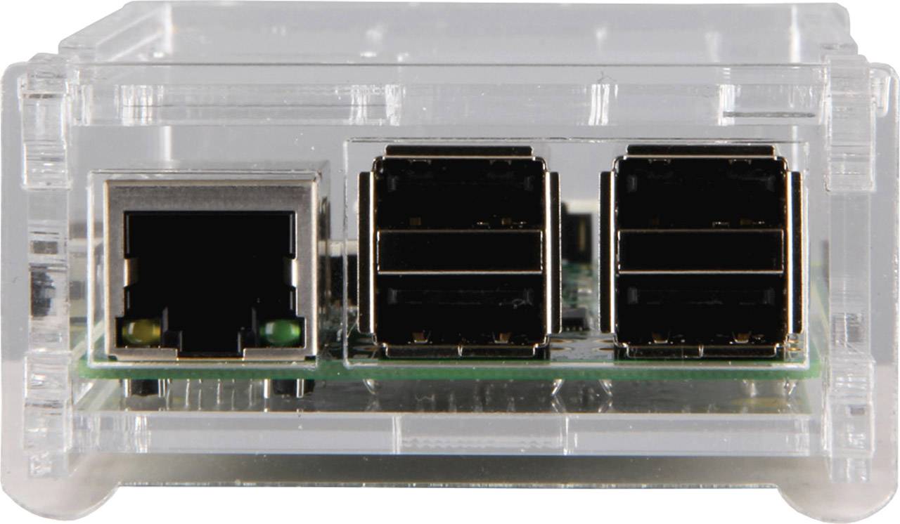 Joy-it rb-case01 SBC skříň Vhodné pro (vývojové sady): Raspberry Pi® transparentní-4
