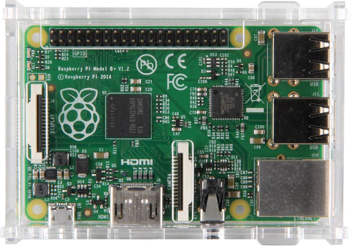 Joy-it rb-case01 SBC skříň Vhodné pro (vývojové sady): Raspberry Pi® transparentní-6