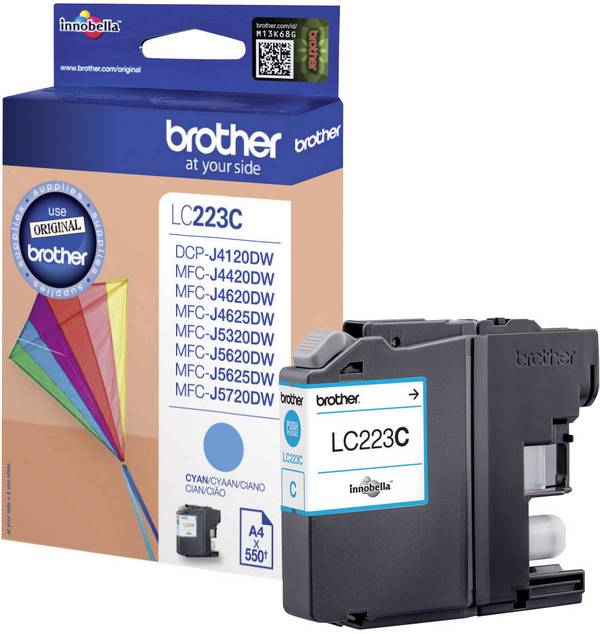 Brother Ink LC-223C originál  azurová LC-223 C