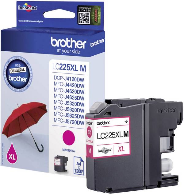 Brother Ink LC-225XLM originál  purppurová LC-225 XL M