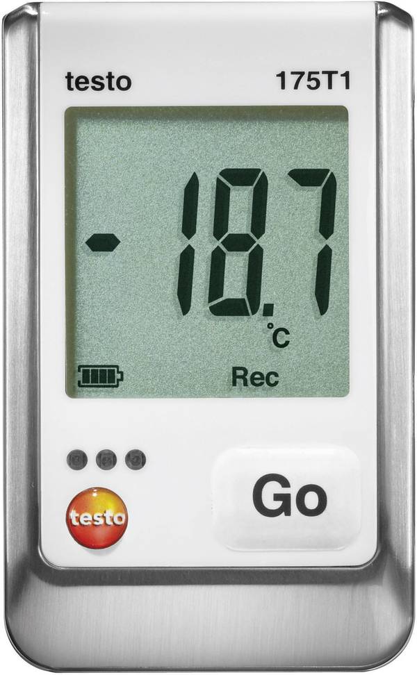 testo 175 T1 teplotní datalogger Kalibrováno dle (DAkkS), veličiny: teplota -35 do +55 °C