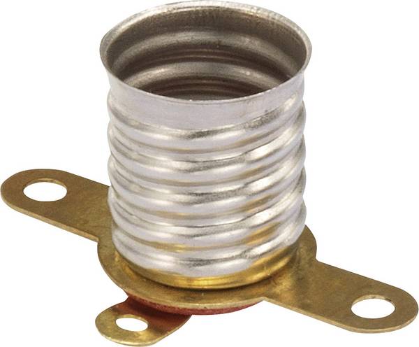 TRU COMPONENTS 1243978 objímka pro žárovku Připojení mini lampy (patice): E10 připojení patice: pájecí očko 1 ks