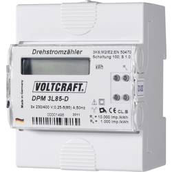 Trojfázový elektromer spotreby digitálne/y na DIN lištu VOLTCRAFT DPM 3L85-D, 85 A
