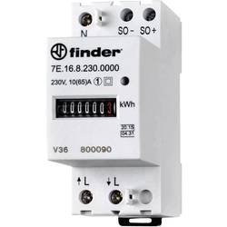 Jednofázový elektromer mechanické Finder 7E.16.8.230.0010, 65 A