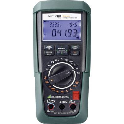 Multimetr Metrahit s digitálním displejem, zobrazuje 23,3 °C, 194,5 IR a 41,93. Různé měřicí režimy a možnosti nastavení.