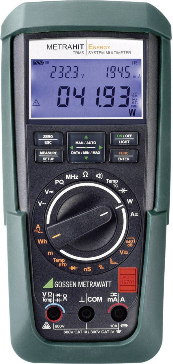 multimetr digitální Gossen Metrawatt METRAHIT Energy M249A Kalibrováno dle (DAkkS)