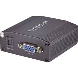 AV konvertor Toslink zásuvka (ODT), VGA zásuvka, jack zásuvka 3,5 mm ⇒ HDMI zásuvka SpeaKa Professional SP-5070436