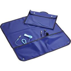 ESD servisní set TRU COMPONENTS 1568215, (d x š) 60 cm x 60 cm, tmavě modrá