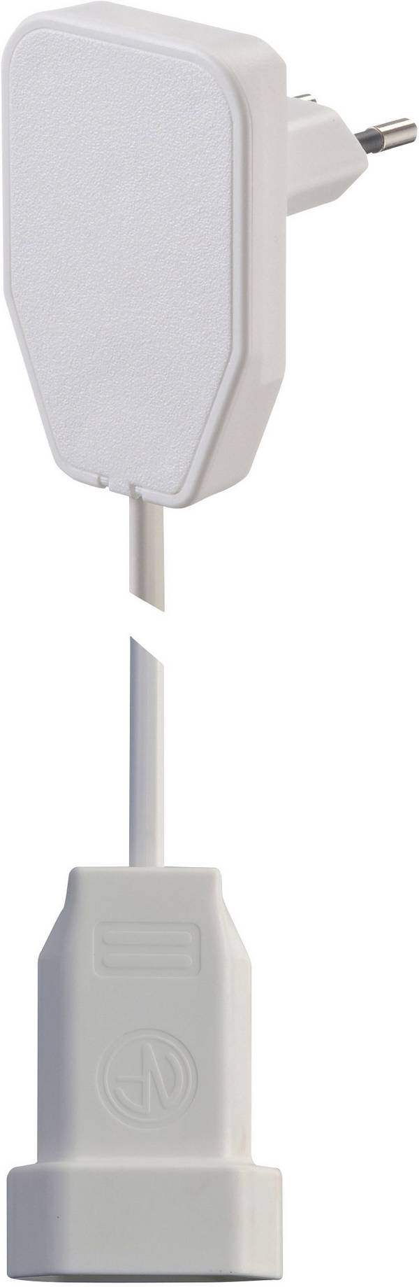 NVB 104573 napájecí prodlužovací kabel, bílá, 0.80 m