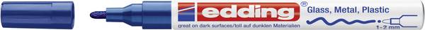 Edding 751 4-751-9-003 popisovač na laky  modrá 1 mm, 2 mm