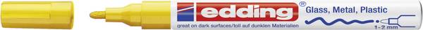 Edding 751 4-751-9-005 popisovač na laky  žlutá 1 mm, 2 mm