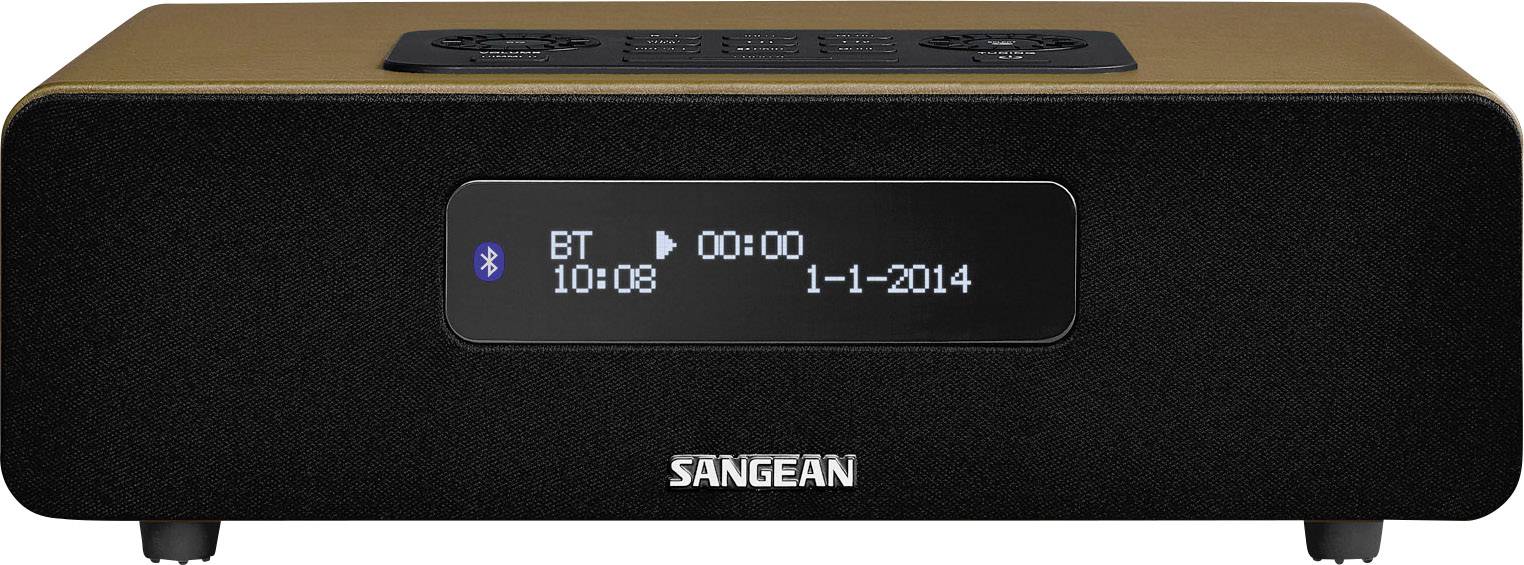 Sangean DDR-36 BT DDR-36 stolní rádio, DAB+, FM, AUX, Bluetooth, hnědá-1